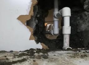 斗门厨房下水管道漏水检测